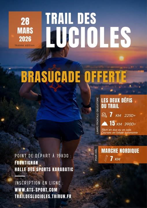 Trail des lucioles de nuit