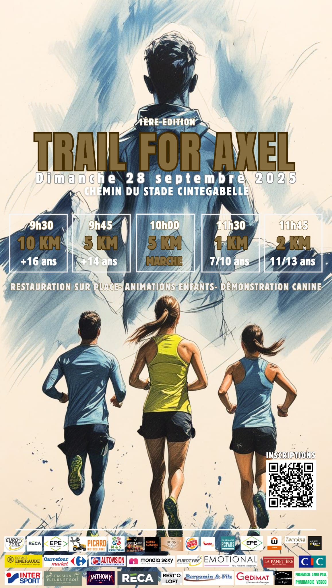 Trail for axel