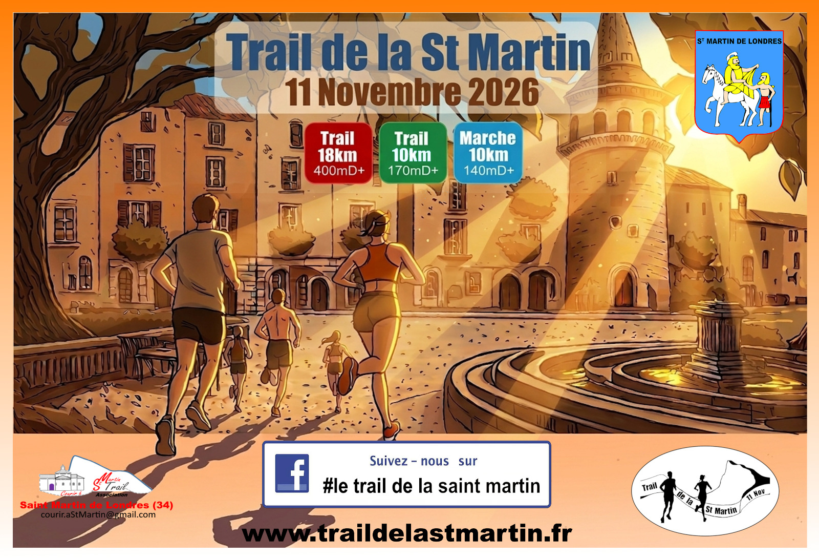 Trail de la st martin