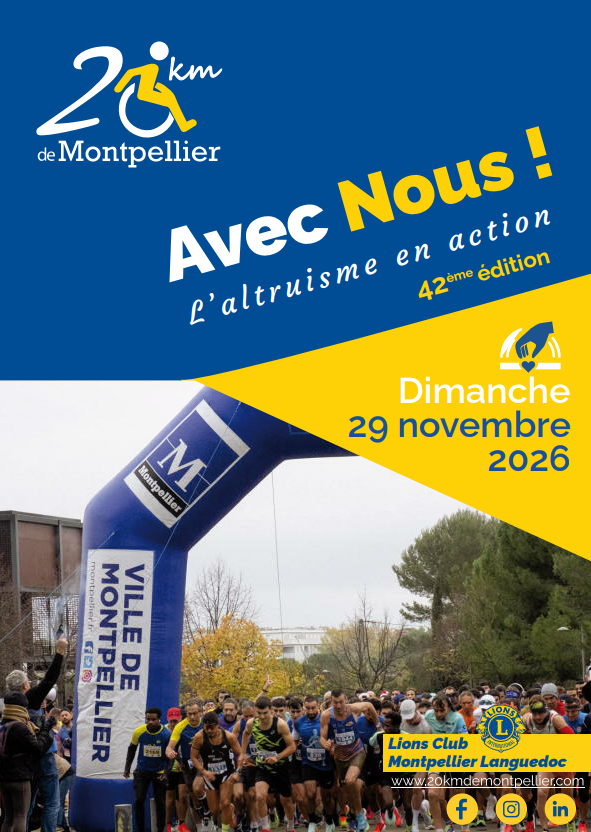 20 km de montpellier