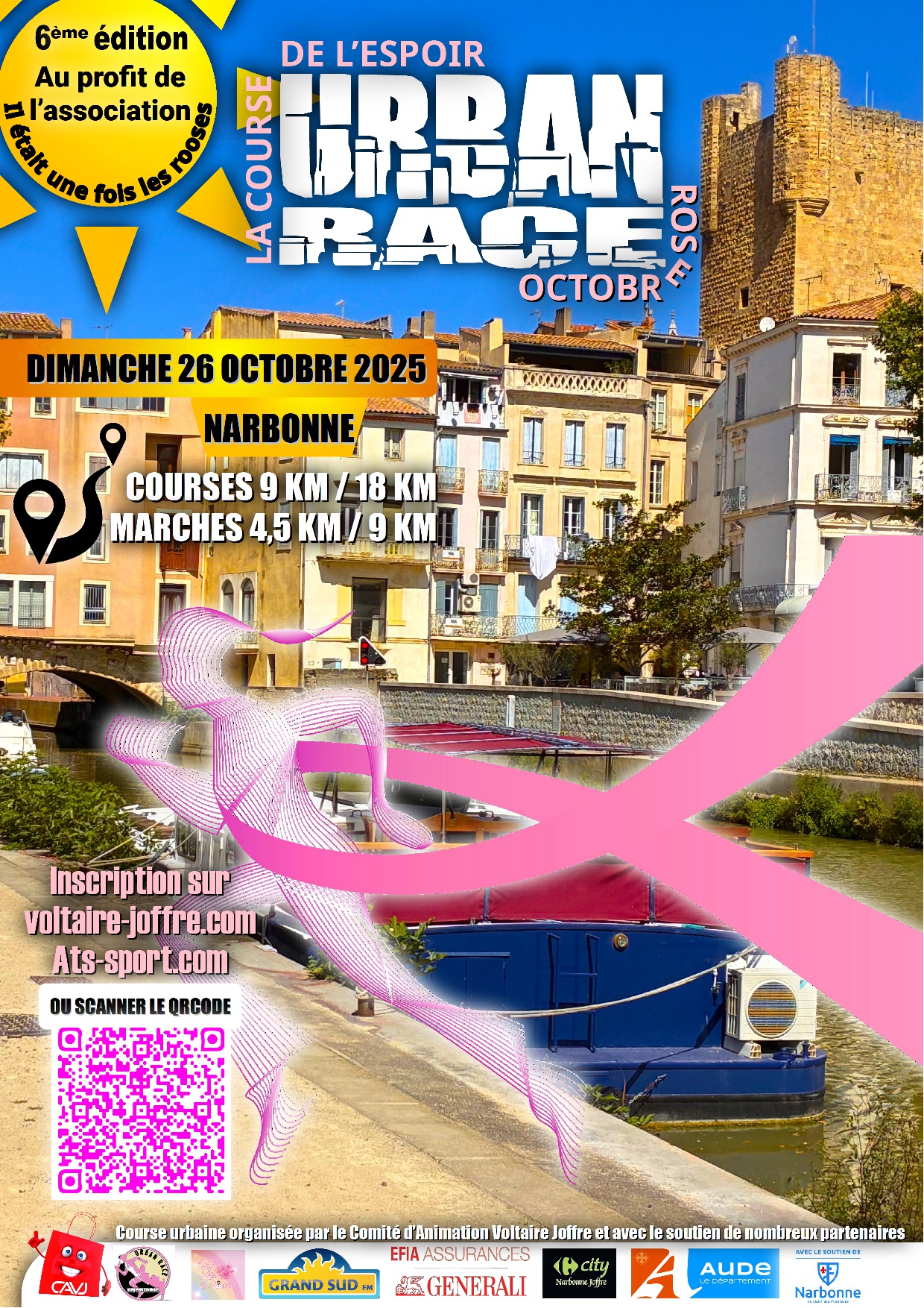 Urban race  octobre rose  narbonne(11)