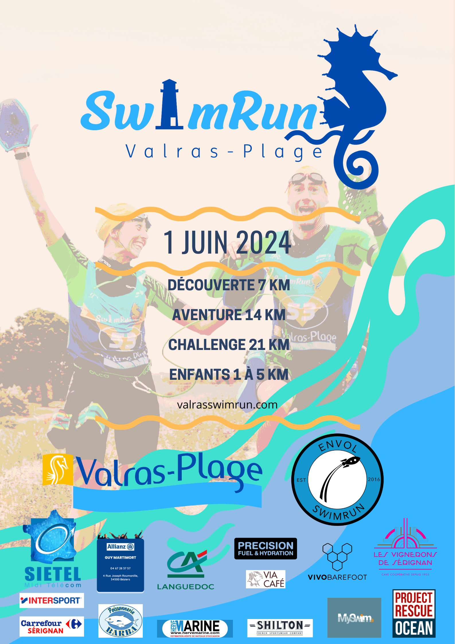 Swimrun de valras-plage