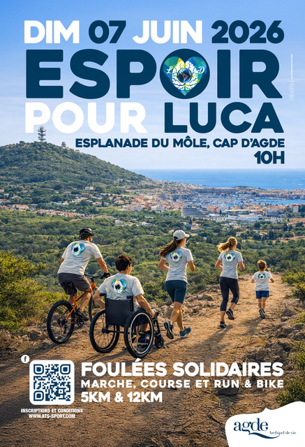 Foulées solidaires - espoir pour luca - agde