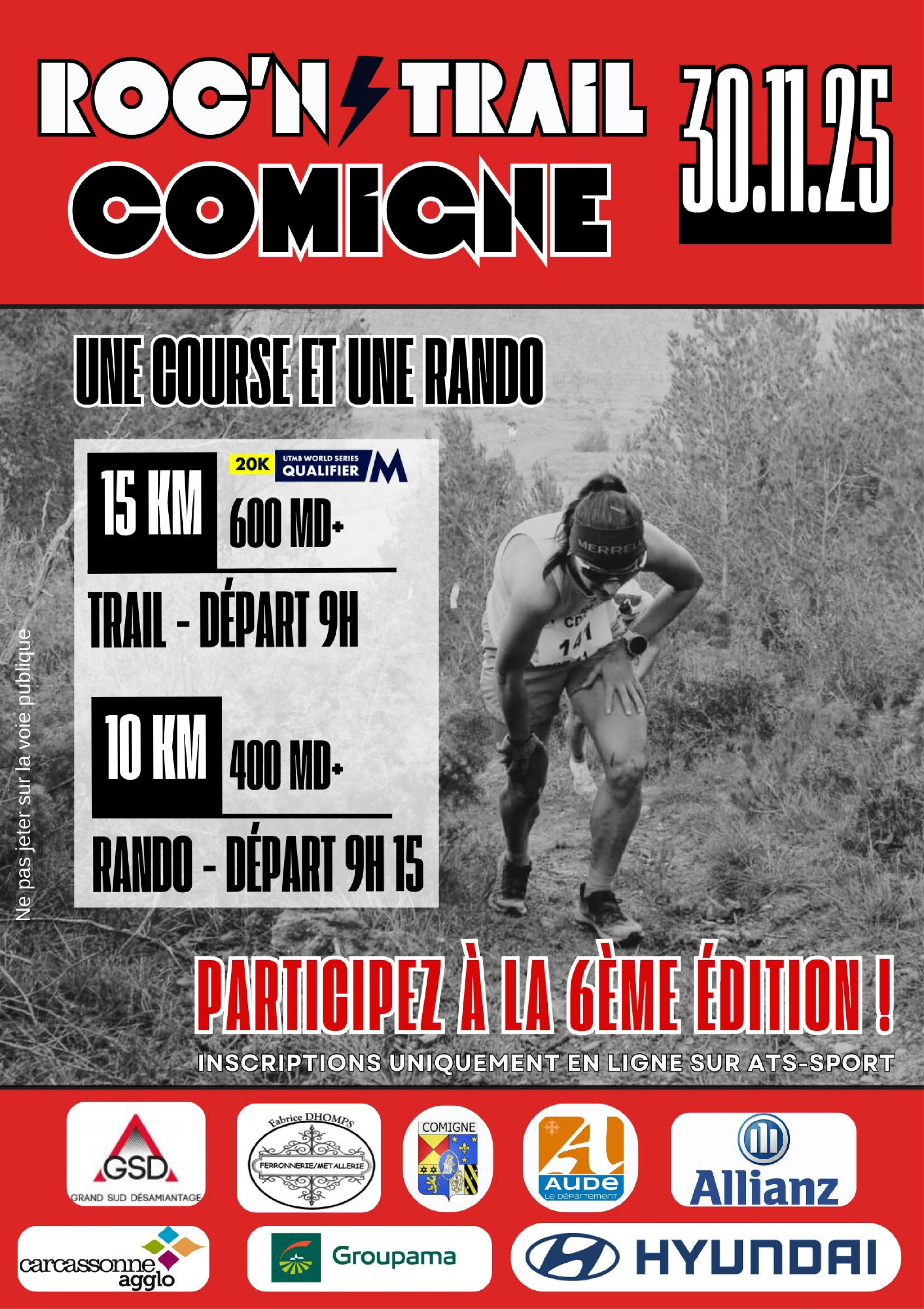 Roc'n trail comigne 