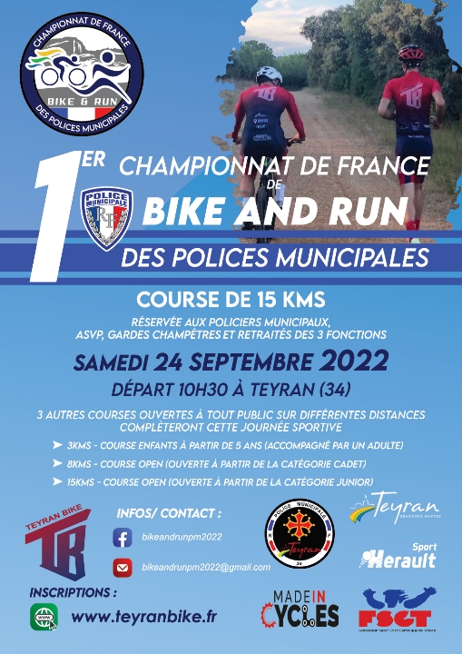 1er Championnat National de Bike and Run Polices Municipales