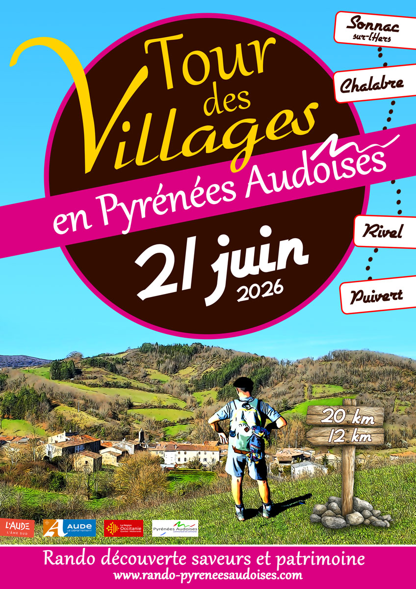 Tour des villages en pyrénées audoises 2026